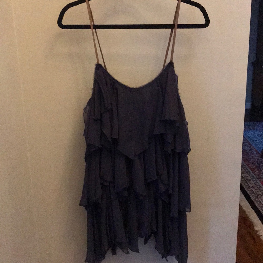 Free People cascades of ruffles tunic